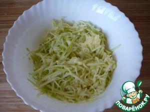 Кабачковая лепешка для школьного перекуса