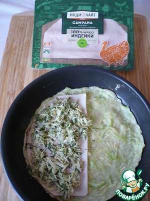 Кабачковая лепешка для школьного перекуса