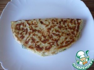 Кабачковая лепешка для школьного перекуса