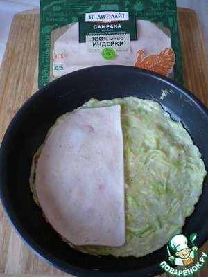 Кабачковая лепешка для школьного перекуса