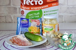 Канапе с перепелиными яйцами Канапе с перепелиными яйцами