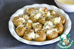 Картофель с песто и сыром