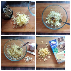 Картофельная запеканка на сковороде