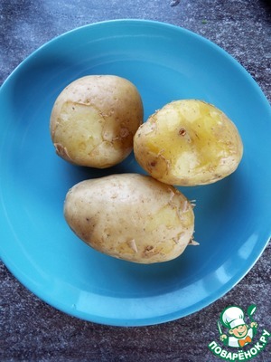 Картофельно-сырный кебаб в беконе Картофельно-сырный кебаб в беконе