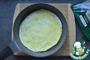 Кесадилья с яйцом и ветчиной из индейки Кесадилья с яйцом и ветчиной из индейки