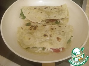 Кесадилья в итальянском стиле