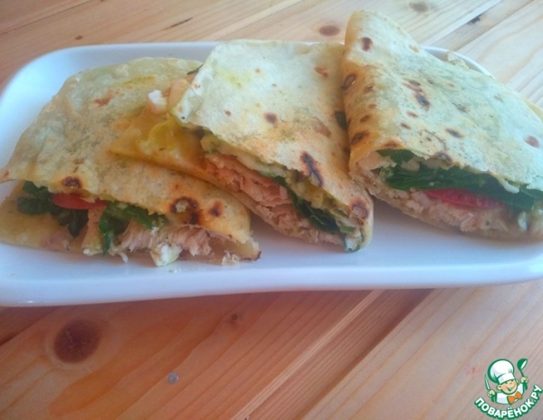 Кесадилья в итальянском стиле