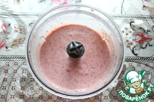 Клубничный смузи с творожным сыром Клубничный смузи с творожным сыром