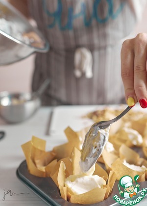 Кофейные кексы с орехами Кофейные кексы с орехами