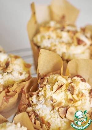 Кофейные кексы с орехами Кофейные кексы с орехами