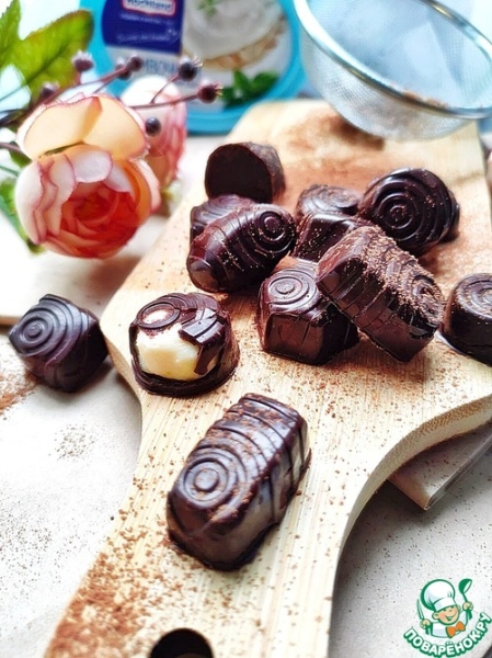 Конфеты с творожно-сливочным сыром Конфеты с творожно-сливочным сыром