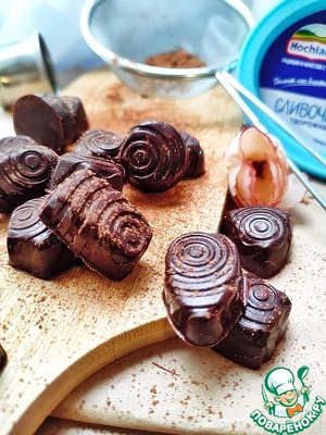 Конфеты с творожно-сливочным сыром Конфеты с творожно-сливочным сыром