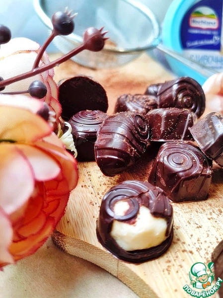 Конфеты с творожно-сливочным сыром Конфеты с творожно-сливочным сыром