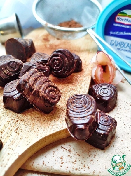 Конфеты с творожно-сливочным сыром Конфеты с творожно-сливочным сыром