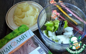 Котлеты из индейки и картофельного пюре Котлеты из индейки и картофельного пюре