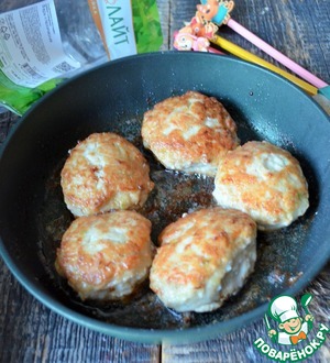 Котлеты из индейки и картофельного пюре Котлеты из индейки и картофельного пюре