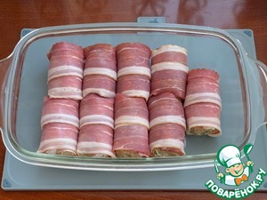 Котлеты из индейки в беконе Котлеты из индейки в беконе