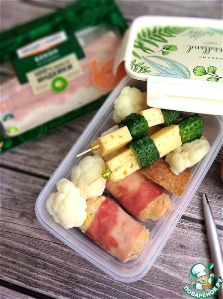 Котлеты из индейки в беконе Котлеты из индейки в беконе