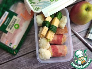 Котлеты из индейки в беконе Котлеты из индейки в беконе