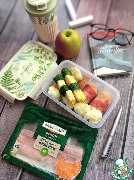 Котлеты из индейки в беконе Котлеты из индейки в беконе