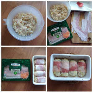 Котлеты из индейки в беконе Котлеты из индейки в беконе