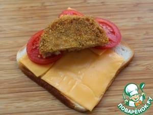 Котлеты из консервированной рыбы с сыром