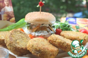 Котлеты из консервированной рыбы с сыром