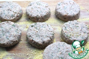 Котлеты из консервированной рыбы с сыром