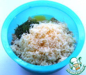 Котлеты из консервированной рыбы с сыром