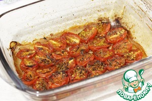 Кростини с запеченными томатами Кростини с запеченными томатами