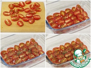 Кростини с запеченными томатами Кростини с запеченными томатами