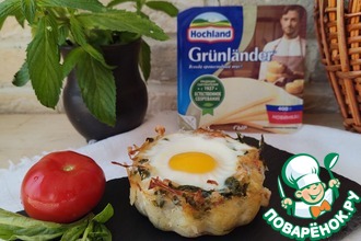 Куриный салат-намазка с сыром и клюквой