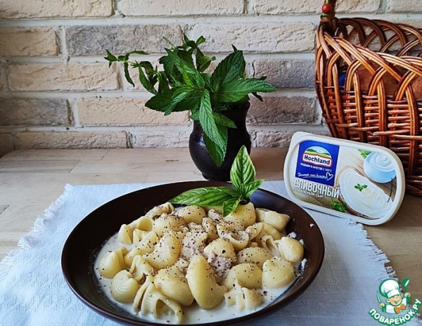 Ленивая паста с тунцом Ленивая паста с тунцом