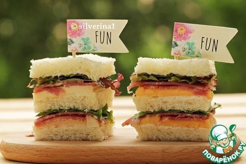 Мини-бутерброды Мини-бутерброды