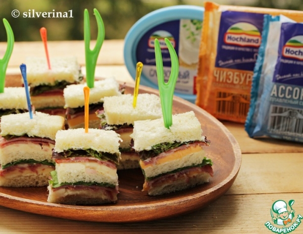 Мини-бутерброды Мини-бутерброды