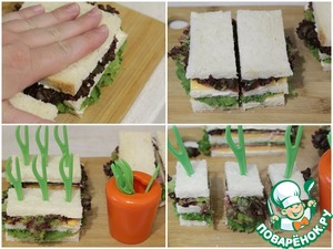 Мини-бутерброды Мини-бутерброды