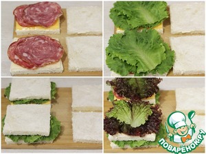 Мини-бутерброды Мини-бутерброды
