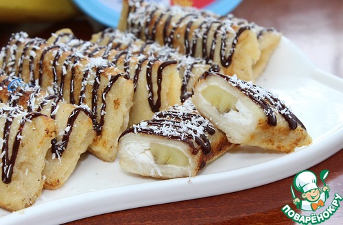 Мини пирожки с бананом Мини пирожки с бананом