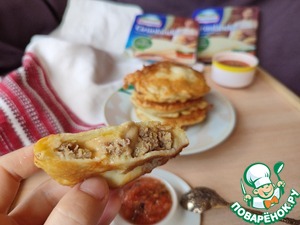 Мясные шайбы в кляре