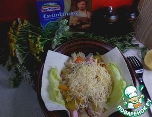 Молодая капуста "по-докторски" с сыром