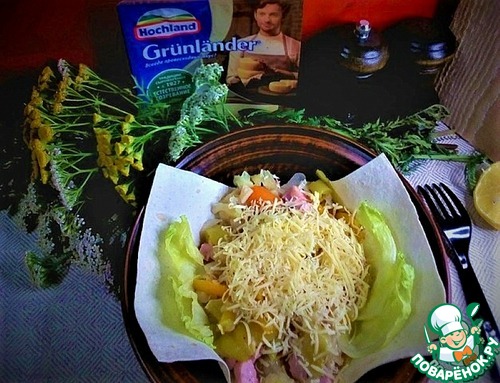 Молодая капуста "по-докторски" с сыром