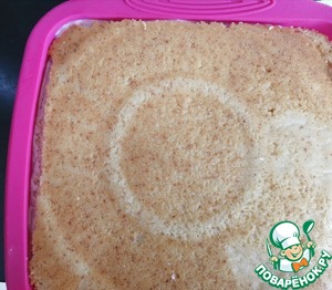 Муссовый торт с чёрной смородиной