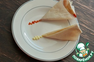 "Осьминожки" из сосисок и спагетти "Осьминожки" из сосисок и спагетти