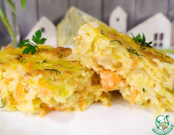 Овощная запеканка с творогом Овощная запеканка с творогом