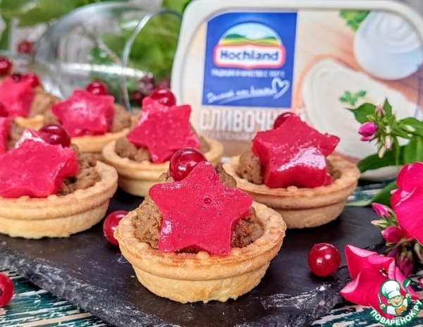 Паштет с плавленым сыром и мармеладом