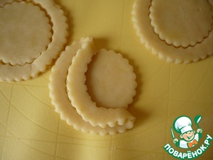 Печенье с сырным кремом и малиной