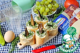 Персики-гриль с творожным сыром