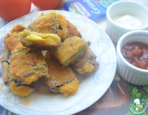 "Пирожки " из баклажанов "Пирожки " из баклажанов