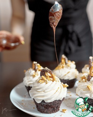 Пивные капкейки с брецелями Пивные капкейки с брецелями