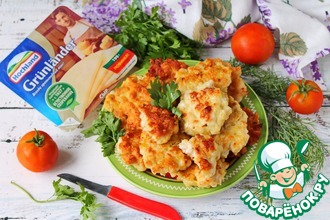 Помидоры с сырно-грибной начинкой Помидоры с сырно-грибной начинкой